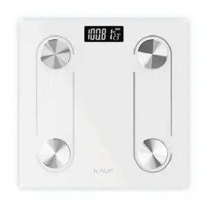 카프스 마트폰 애플리케이션 연동 4극 스마트 체중계 KF-SIBS100 화이트가정용측정계 가방측 블루투스 바디