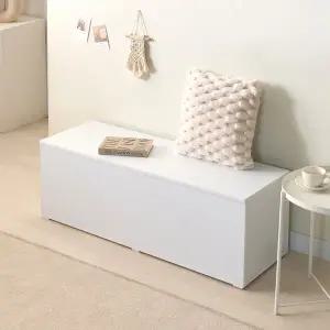 다용도 현관 베란다 수납 정리함 벤치 수납장 1200