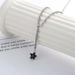 실버목걸이 925순은목걸이 까만별과은하수N306