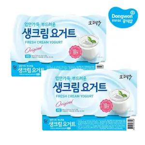 [동원] 소와나무 생크림 요거트 85g x 16개