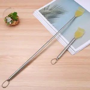 고품질 길이조절 소프트 등긁개 사각지대 효자손 놋그릇 소코뚜...