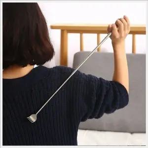 고품질 길이조절 휴대용 미니 등긁개 안마기 판촉물 답례품 놋그...