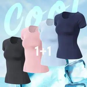 운동 헬스 필라테스 요가 반팔 티셔츠 1+1