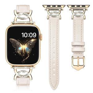 40mm 얇은 10) 41mm 블링 melyis 5 3 apple 밴드, 드레시 2 se-베이지용 여성용 6 42mm(시리즈 watch 가죽 iwatch 8 9 38mm, 7 시리즈 10 4 밴드