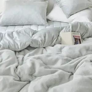 쁘리엘르 두꺼운 극세사이불 향균 겨울이불 QK 그레이 BNS