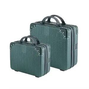 미니캐리어 딥그린 레트로 미니 기내용 여행용 16인치 캐리어 장난감가방