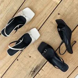 슬링백 샌들 버클장식 각진코 하객룩 여름 데일리슈즈 WC72CD7