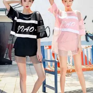 오아픽 11번가 원피스수영복 빅사이즈 휴양수영복 티셔츠 오버사이즈 배커