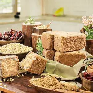 전남 강진 장 담그는 날 향심씨 집 된장 만들기 전통 메주 세트 (누름독포함)