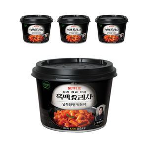CJ 흑백요리사 술빚는 윤주모 납작당면 떡볶이 175g, 4개