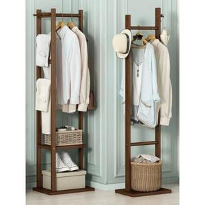 슬림핏 틈새 원목행거 옷걸이 갈색 호두나무 아치형 바닥판 차색 원색 트리플 미니행거