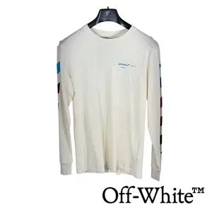 오프화이트 OMAB001F18185005 0288 남성 다이애그 그라데이션 애로우 긴팔 티셔츠 OFF WHITE 100%정품