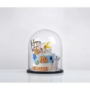 유리 돔 부케 케이스 먼지 장 로맨틱무드등