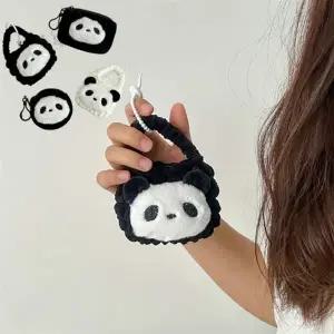 판다 키홀더 미니 동전지갑 파우치 주머니 수납백 소품파우치 이어