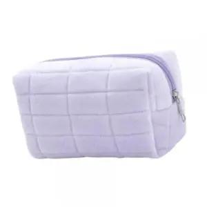 예쁜 파스텔 퀄팅 대용량 파우치 라이트퍼플-WFIFDL2