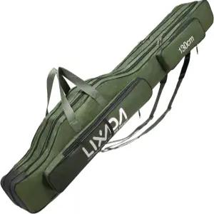 Lixada 낚싯대 케이스 3겹 옥스포드 가방 휴대용 접이식 캐리어 낚시 태클 보관 장비 및 여행용