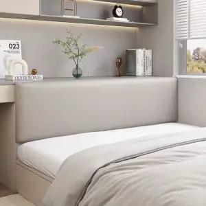 침대 헤드보드 쿠션 접착식 부착형 가죽 등받이 벽면 리폼