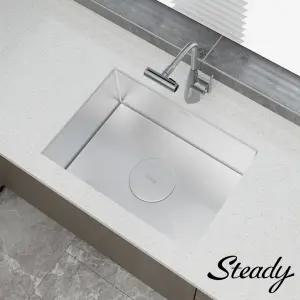 AK Steady 630 주방 엠보 코팅 사각싱크볼 SUS304