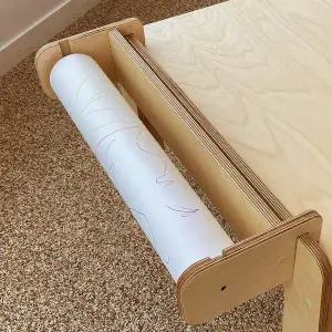 [펀펀키즈]미술 책상 전용 악세서리 롤페이퍼 거치대