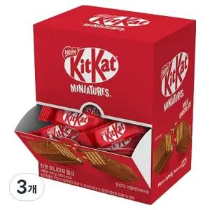 KitKat 미니어처 밀크 30p, 315g, 3개