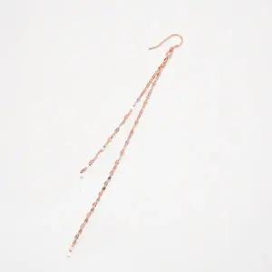 [오팔하우스] 14k 후크 이태리체인 드롭 귀걸이 한 짝 OPPE0146