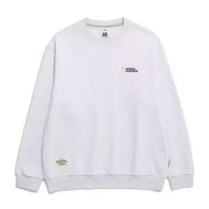 내셔널지오그래픽 N241USW910 폴하스 스몰 로고 맨투맨 M IVORY