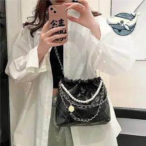 여성 체인 스트랩 진주가방 크로스백 토트백 미니핸드폰가방 슬링백가방 여성미니가방