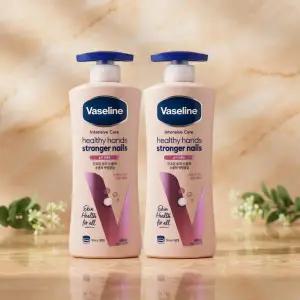 바세린 인텐시브 케어 400ml x2개 헬씨 핸드앤스트롱거 네일로션 건조한 손과손톱용