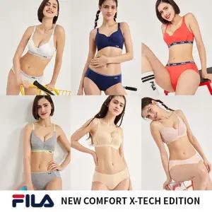 FILA 뉴 컴포트 노와이어 브라팬티 6세트 + 6종
