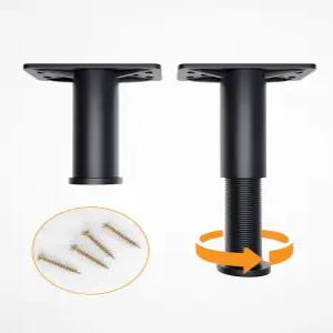 침대 지지대 보강 고하중 두꺼운 기둥 철제 받침대