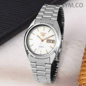 [세이코]5 SNXG47K1 오토매틱 데이데이트 아날로그 클래식 남자 메탈 시계 d