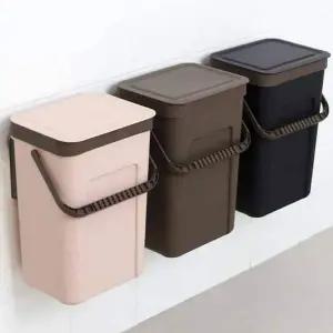 벽걸이 IM326378 부착형 쓰레기통 거실쓰레기통 재활용분리수거함 회사휴지통