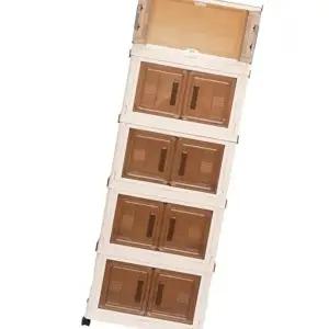 접이식 박스 5단 양문형 폴딩 정리함 옷장 (KYR-WFJL1ZD)