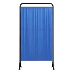 요양원 파티션 이동식 파란색 가리개 천 가림막 화이트 패브릭 칸막이 가벽