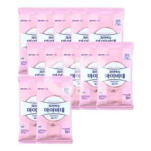 마이비데 밸런스케어 화장실용 물티슈 휴대용 10매 12개