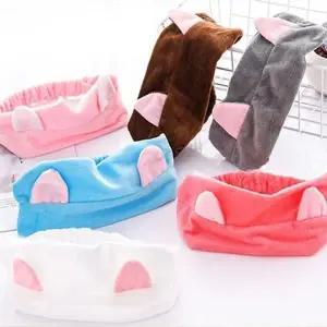 세안 고양이 헤어밴드 세수 랜덤-WFIVR8C