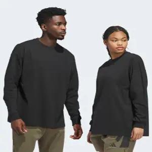 아디다스 ADIDAS 바스켓볼 긴팔 티 - 블랙 JX5580