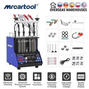 MR CARTOOL V209 GDI  인젝터 클리너 테스터 220V110V 4기통 초음파 압전 세척기