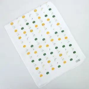 테누구이 가제타올 일본수건 세면 (호박) 10장 가제손 얇은 일제 답례품 예쁜 단체사은품 증정 정품