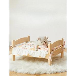 이케아 스타일 원목 침대 고양이 애묘 천연 강아지 애견