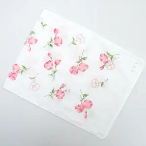 테누구이 가제수건 세면타올 (양귀비)(핑크) 12장 손수건 얇은 일제 답례품 예쁜 단체사은품 증정 정품