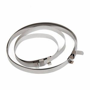 스테인레스 스틸 케이블 지퍼 CV 부트 클립 배기 랩 코팅 잠금 금속 다기능 세트당 10 개