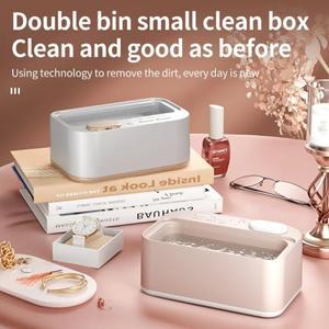 48Khz 초음파 세척기 더블 빈 진동 완전 보석 가정용 조절 가능