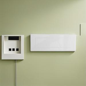 8개 케이블 입구 커버 플레이트, 전기 박스용 블랭크 월 아울렛 매끄러운 마감, 쉬운 설치, 장식용 페이스