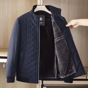 할아버지 겨울 패딩 아빠 코트 중장년 할배 두꺼운 중년