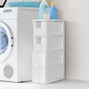 틈새수납 4단 틈새서랍장 플라스틱수납장 미니 안방슬림 코너낮은 서랍장 플라스틱서랍장 서랍