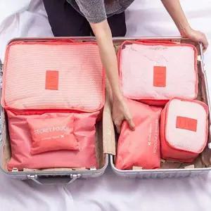 캐리어파우치 수납 세트 정리함 여행용 압축 케이스