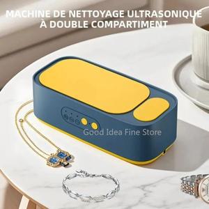 이중 칸막이 초음파 안경 세척기 세 번째 기어 고주파 진동으로 보석 세척 가능