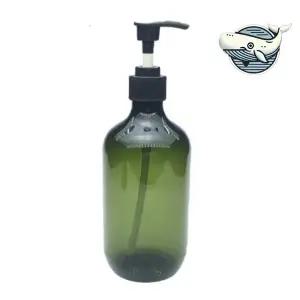 [하프클럽/]다용도 그린 펌프형 용기 500ml 원형