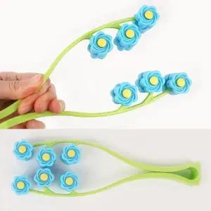 [하프클럽/]플라워 페이스업 뷰티 롤러 얼굴 마사지도구